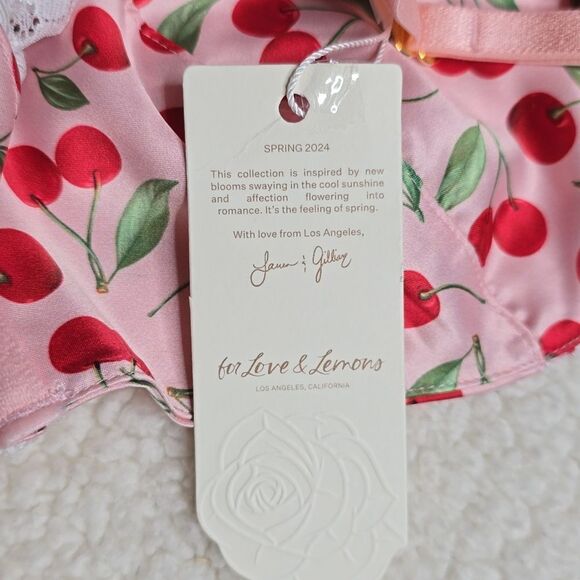 1018 NWT For Love & Lemons Perrie Underwire Bra Size 34DD - Picture 6 of 7